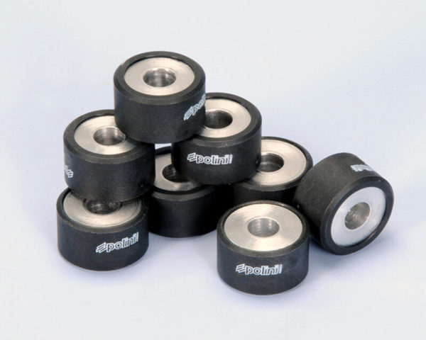 Rodillos de variador POLINI 25x14,8mm 16,2gr - 8 piezas