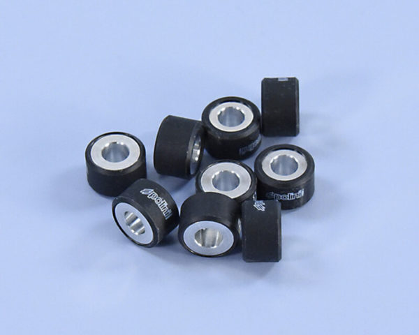 Rodillos de variador POLINI 19x12mm 7,6gr - 9 piezas