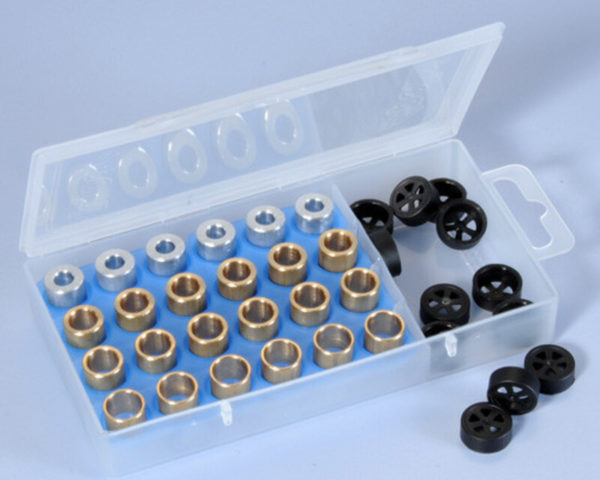Caja de rodillos POLINI 15x12mm 2,5-3-3,5-4gr - 24 piezas