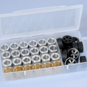 Caja de rodillos POLINI 19x15,5mm 3,5-4-4,5-5gr - 24 piezas