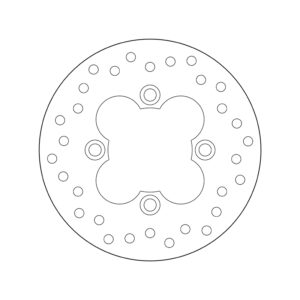 Disco de freno BREMBO Serie Oro redondo fijo