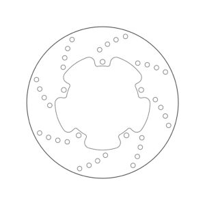 Disco de freno BREMBO Serie Oro redondo fijo