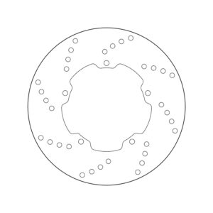 Disco de freno BREMBO Serie Oro redondo fijo