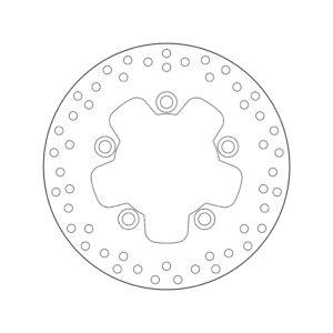 Disco de freno BREMBO Serie Oro redondo fijo