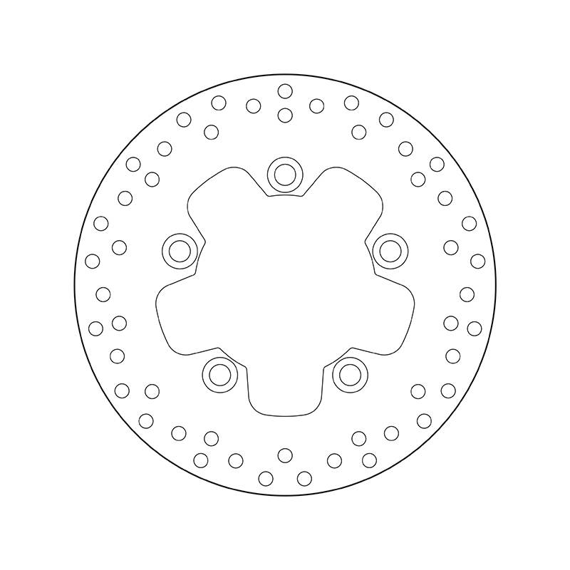 Disco de freno BREMBO Serie Oro redondo fijo