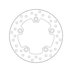 Disco de freno BREMBO Serie Oro redondo fijo
