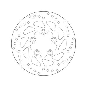 Disco de freno BREMBO Serie Oro redondo fijo
