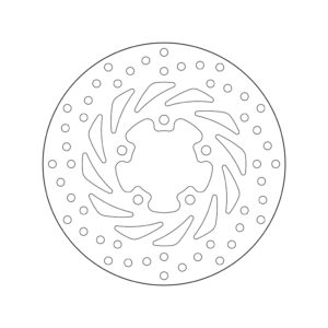 Disco de freno BREMBO Serie Oro redondo fijo
