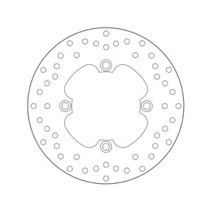 Disco de freno BREMBO Serie Oro redondo fijo