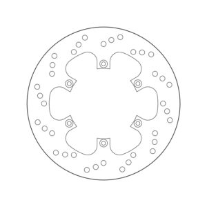 Disco de freno BREMBO Serie Oro redondo fijo