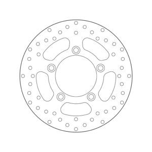Disco de freno BREMBO Serie Oro redondo fijo