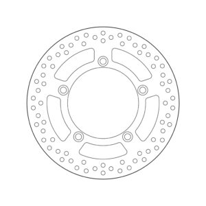 Disco de freno BREMBO Serie Oro redondo fijo