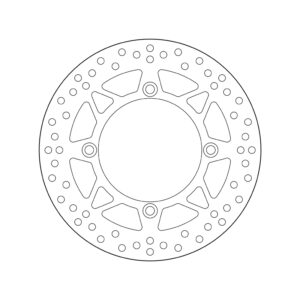 Disco de freno BREMBO Serie Oro redondo fijo