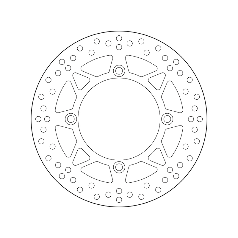 Disco de freno BREMBO Serie Oro redondo fijo
