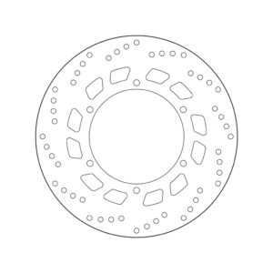 Disco de freno BREMBO Serie Oro redondo fijo