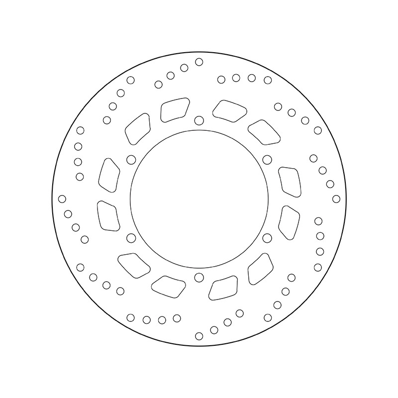 Disco de freno BREMBO Serie Oro redondo fijo