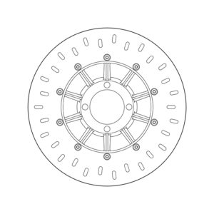 DISCO DE FRENO BREMBO ORO SERIE 68B407D2