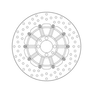 Disco de freno BREMBO Serie Oro redondo fijo