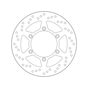 Disco de freno BREMBO Serie Oro redondo fijo