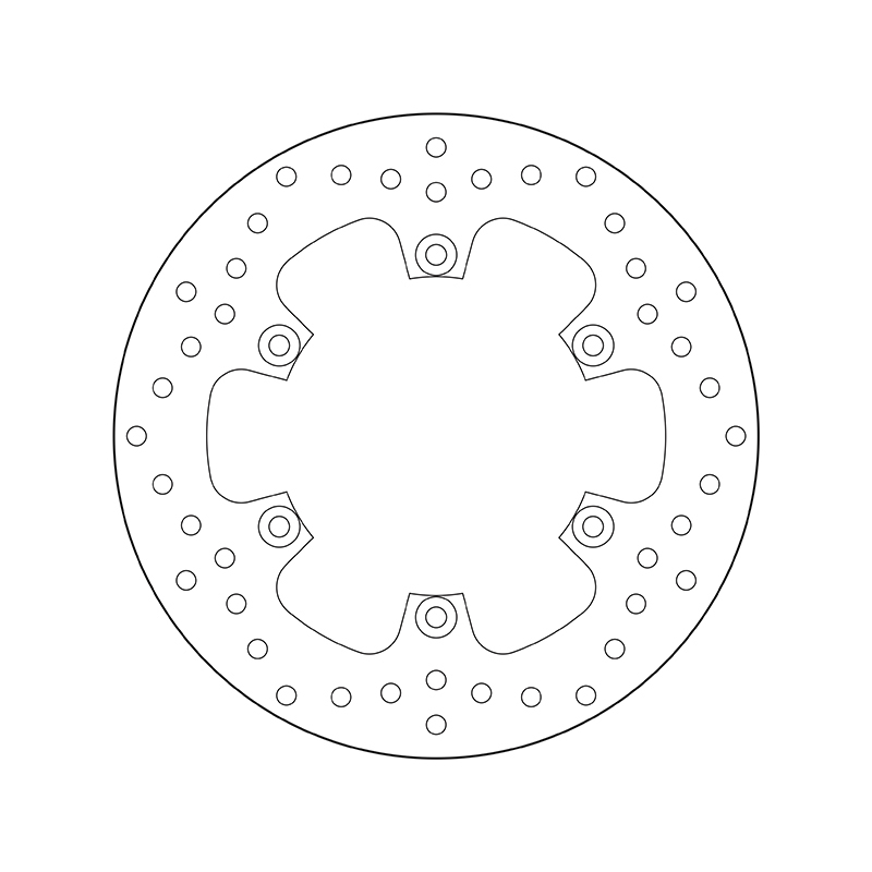 Disco de freno BREMBO Serie Oro redondo fijo