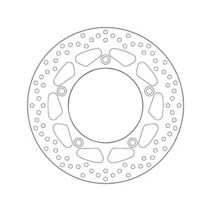 Disco de freno BREMBO Serie Oro redondo fijo