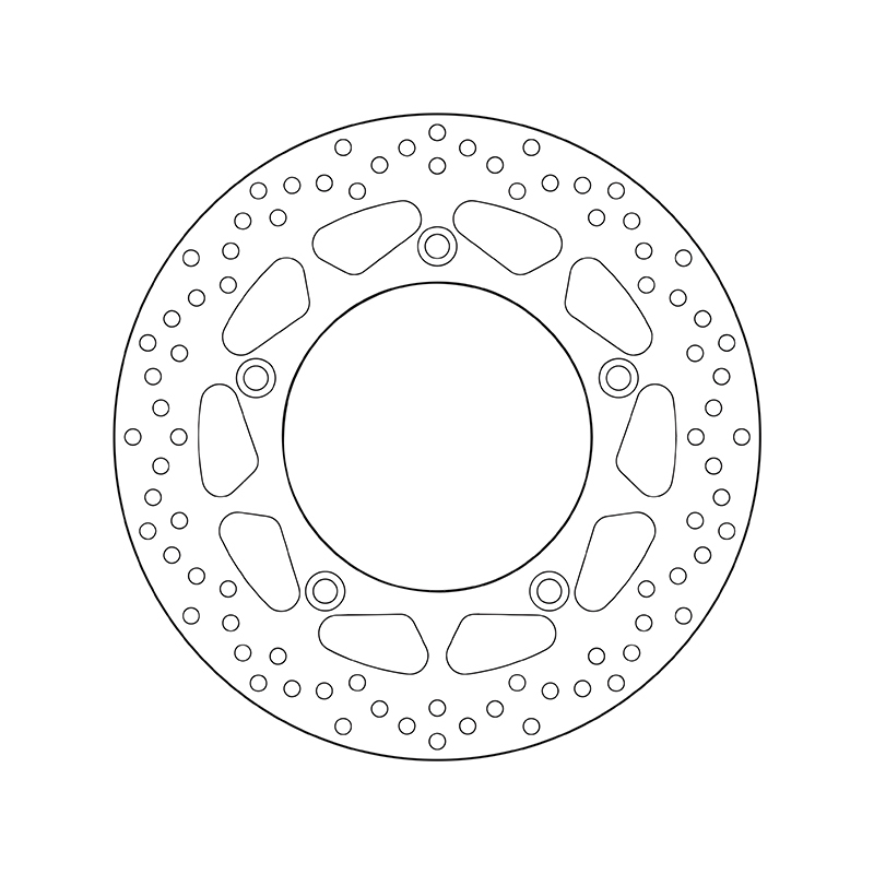 Disco de freno BREMBO Serie Oro redondo fijo