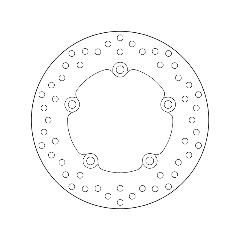Disco de freno BREMBO Serie Oro redondo fijo
