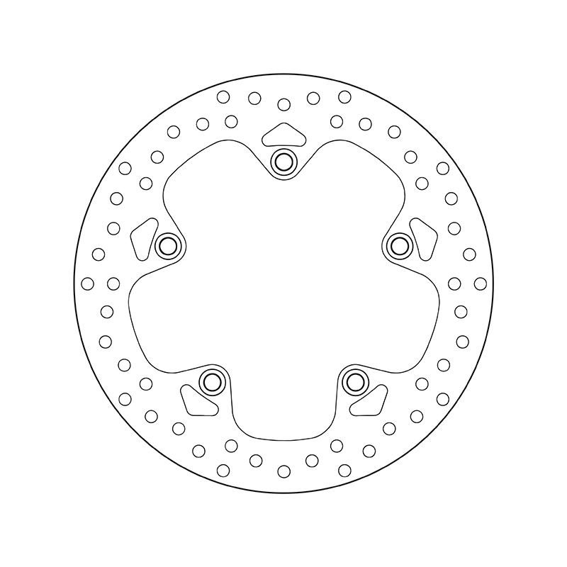 Disco de freno BREMBO Serie Oro redondo fijo