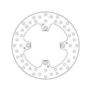 Disco de freno BREMBO Serie Oro redondo fijo