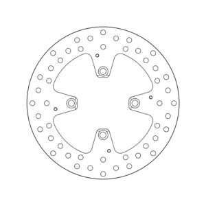 Disco de freno BREMBO Serie Oro redondo fijo