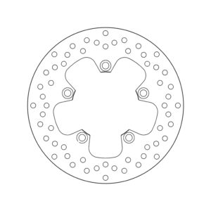 Disco de freno BREMBO Serie Oro redondo fijo