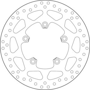 Disco de freno BREMBO Serie Oro redondo fijo