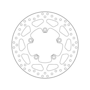 Disco de freno BREMBO Serie Oro redondo fijo