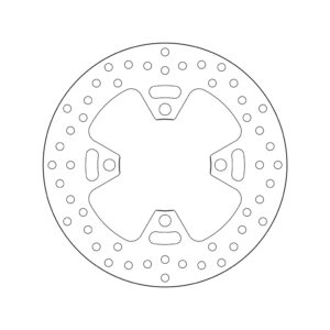 Disco de freno BREMBO Serie Oro redondo fijo