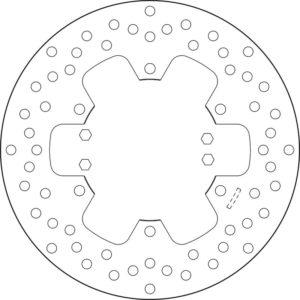Disco de freno BREMBO Serie Oro redondo fijo