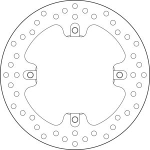 Disco de freno BREMBO Serie Oro redondo fijo