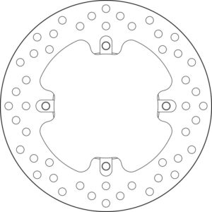 Disco de freno BREMBO Serie Oro redondo fijo