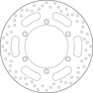 Disco de freno BREMBO Serie Oro redondo fijo