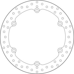 Disco de freno BREMBO Serie Oro redondo fijo