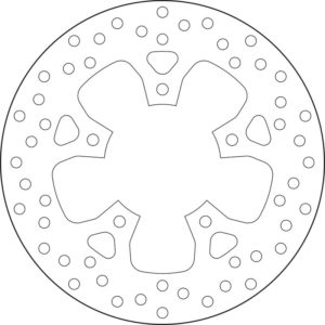 Disco de freno BREMBO Serie Oro redondo fijo