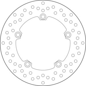 Disco de freno BREMBO Serie Oro redondo fijo