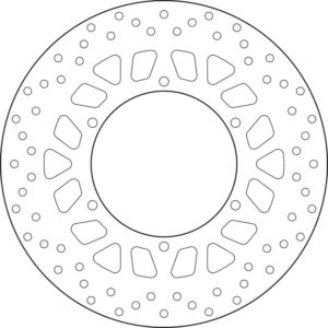 Disco de freno BREMBO Serie Oro redondo fijo