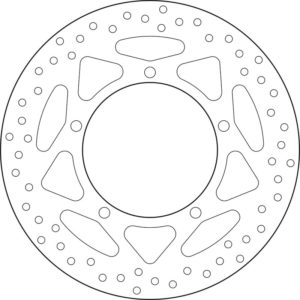Disco de freno BREMBO Serie Oro redondo fijo
