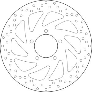 Disco de freno BREMBO Serie Oro redondo fijo