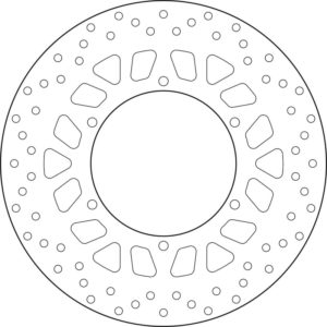 Disco de freno BREMBO Serie Oro redondo fijo