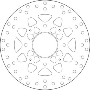 Disco de freno BREMBO Serie Oro redondo fijo
