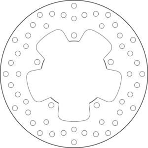 Disco de freno BREMBO Serie Oro redondo fijo