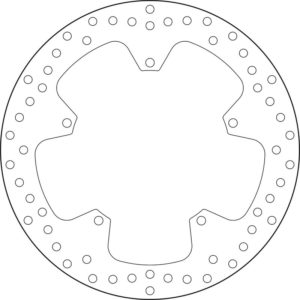 Disco de freno BREMBO Serie Oro redondo fijo