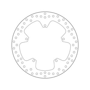 Disco de freno BREMBO Serie Oro redondo fijo