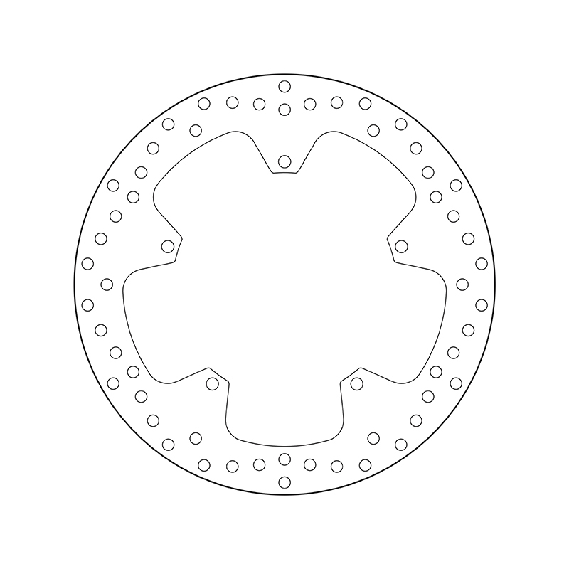 Disco de freno BREMBO Serie Oro redondo fijo
